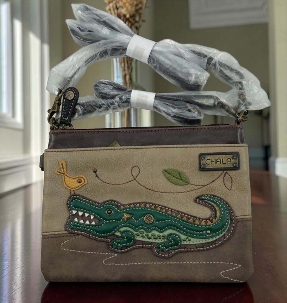 Chala Wilderness Collection Alligator Mini Crossbody Bag